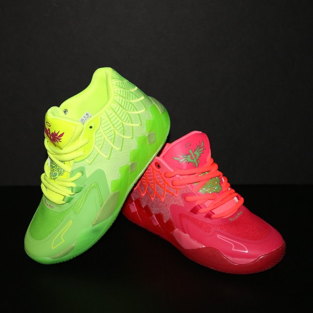 PUMA x Rick & Morty x LaMelo Ball MB.01 - Men's shoe sz 11 - Green Pink 2022